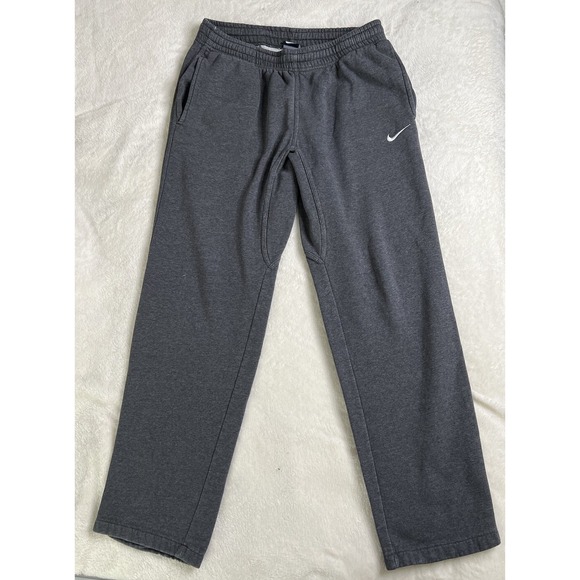 Nike Pants Boys Medium Gray Cargo Sweat Pants Training Sportswear‎ Fleece Kids - Picture 1 of 11